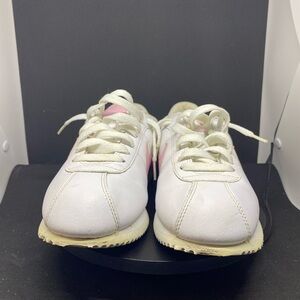 Nike Cortez 315931-161 White and Pink Kids Shoes GS 6.5Y / Women’s 8